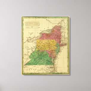 Impressão Em Tela Estados 4 do meio