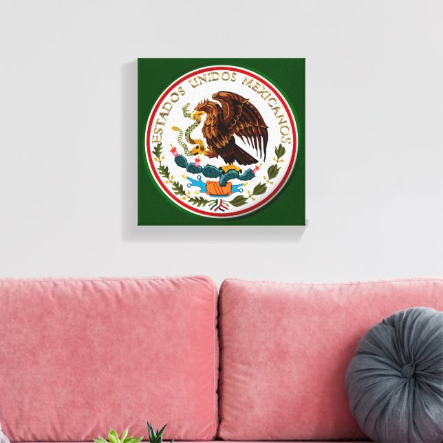 Impressão Em Tela Estados Unidos Mexicanos (Insitu(Sala de estar))