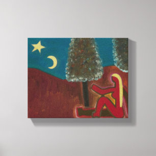 Impressão Em Tela Estando em Scotland com meus pensamentos 2009