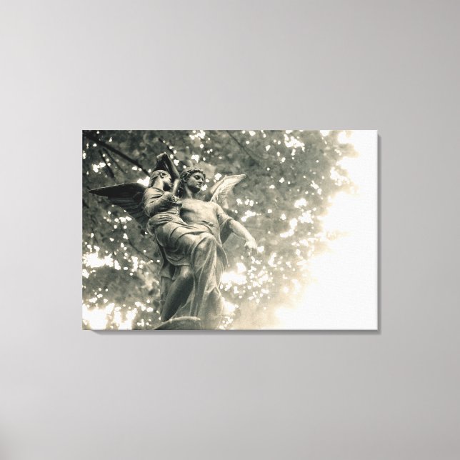 Impressão Em Tela Estátua da Rua Michael, Cemitério de Pere Lachaise (Frente)