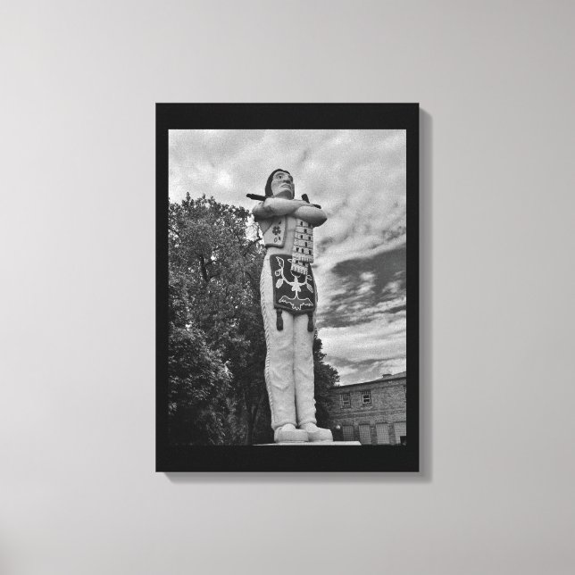 Impressão Em Tela Estátua de Hiawatha (Frente)