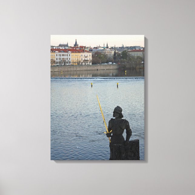 Impressão Em Tela Estátua de Praga (Frente)
