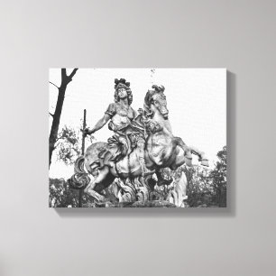 Impressão Em Tela Estátua equestre de Louis XIV