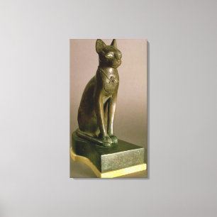 Impressão Em Tela Estatueta de um gato que representa a deusa Bastet