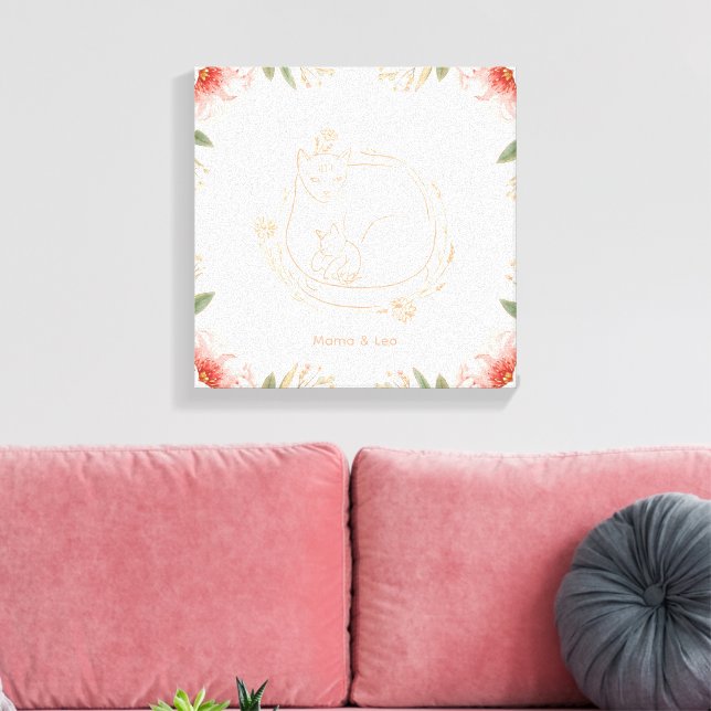 Impressão em Tela Esticada (Insitu(Sala de estar))