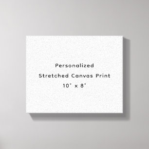 Impressão em Tela Esticada 10" x 8" Personalizada