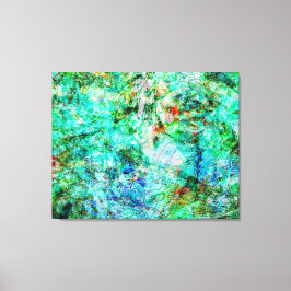 Impressão em tela esticada abstrata pacífica, Rela
