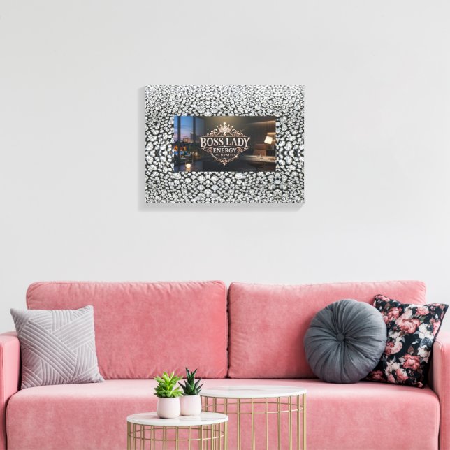 Impressão em Tela Esticada Boss Lady (Insitu(Sala de estar))