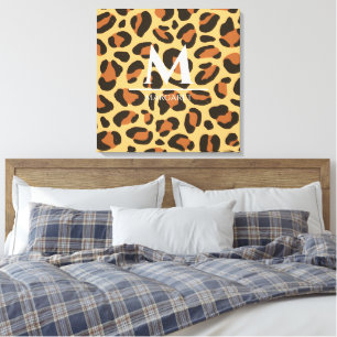 Impressão em Tela Esticada com Monograma de Guepar