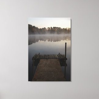 Impressão em tela esticada de Dawn on the Dock