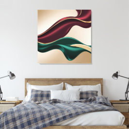 Impressão em tela esticada em gráfico elegante