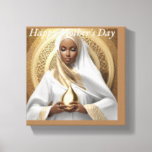 Impressão em Tela Esticada Feliz Dia das Mães