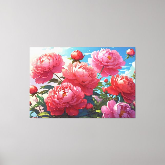 Impressão em Tela Esticada Floral (Frente)