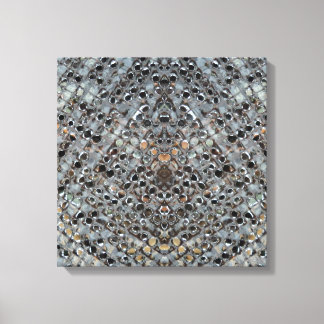 Impressão em Tela Esticada Ice Metal Fire III