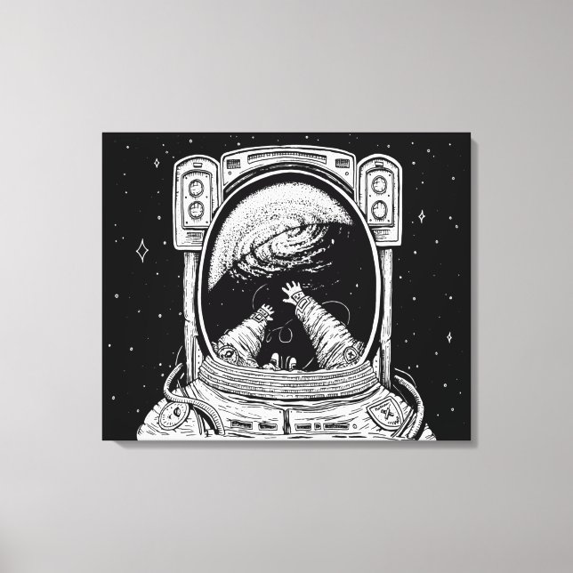 Impressão em Tela Esticada Lost In Space (Frente)