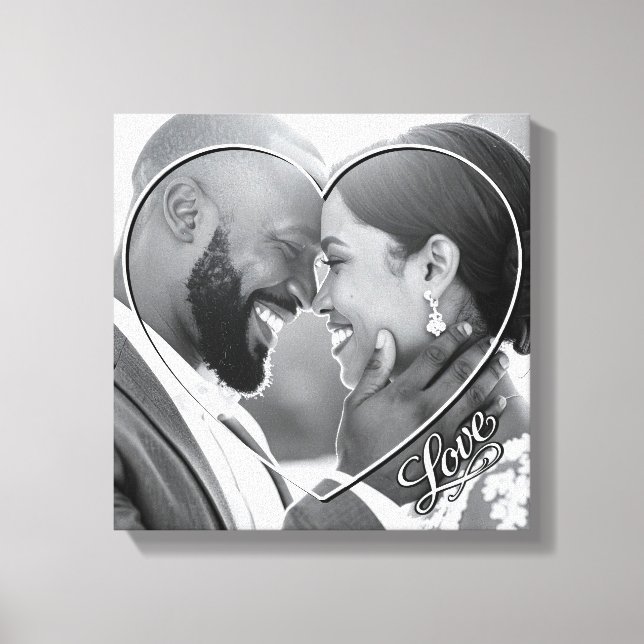 Impressão em Tela Esticada Personalizada com Sua F (Frente)