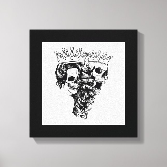 Impressão em Tela Esticada Royalty Made King & Que (Frente)