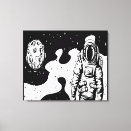 Impressão em Tela Esticada Status de Astronauta