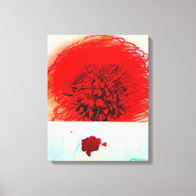 Impressão Em Tela estilo artístico de Cy Twombly (Frente)