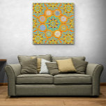 Impressão Em Tela Estilo de tangerina mórbida arabesca octo-brilhant<br><div class="desc">Este estilo marroquino de mandala tem o tema do despertar interminável. Sobre o que lutou, o que suportou, o que salvou, até morrer perfeitamente. Há amargura que você sente. Há escuridão que você sempre toca. A vingança que você ainda sente. Há falhas repetidas e quedas. Rezando continuamente que são erguidos...</div>