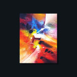 Impressão Em Tela Estilo expressionista moderno e compacto de Abstra<br><div class="desc">Estilo de Expressionista Moderno e Colorido de Abstrato Moderno Contemporâneo Pintando Tela Esticada Verde Amarelo Vermelho Verde Roxo Imprimida por Serdar Hizli.</div>
