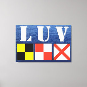 Impressão Em Tela ESTILO LUV MARINE 32x48