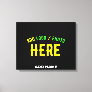 IMPRESSÃO EM TELA ESTILO MODERNO PERSONALIZÁVEL PRETO VERIFICADO MAR