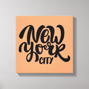 Impressão Em Tela Estilo Nova Iorque
