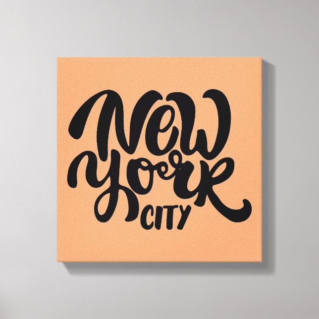 Impressão Em Tela Estilo Nova Iorque (Frente)