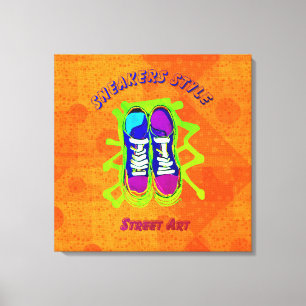 Impressão Em Tela Estilo Urbano: Impressão por Tela Esticada na Arte