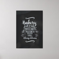 Estilo Vintage Bakery poster