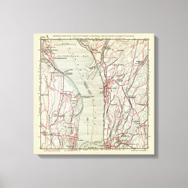 Impressão Em Tela Estradas de bicicleta em Nova York e Connticut 3 (Frente)