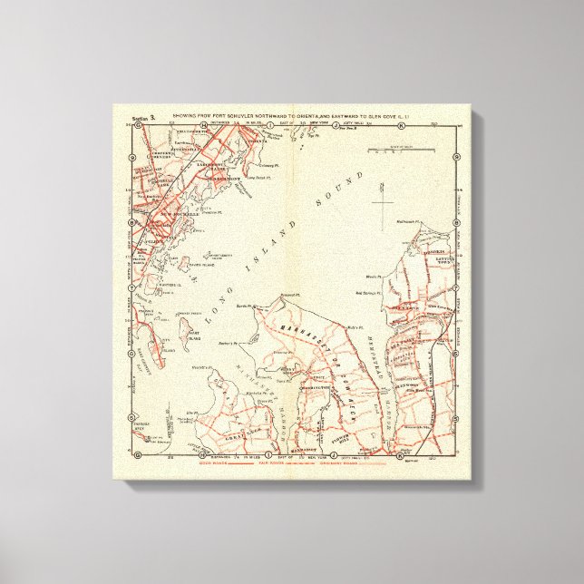 Impressão Em Tela Estradas de bicicleta em Nova York e Connticut 6 (Frente)