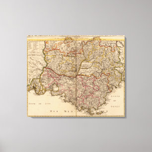 Impressão Em Tela Estradas francesas