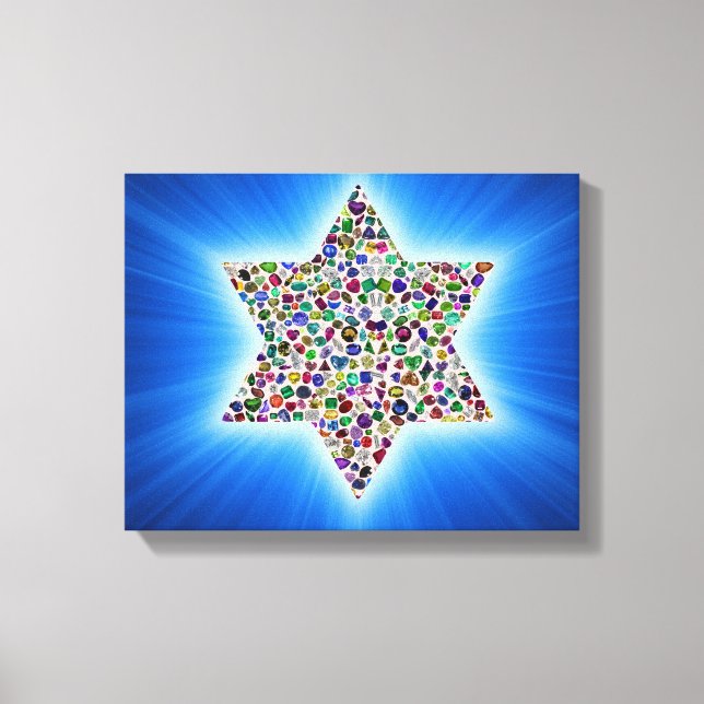 Impressão Em Tela Estrela de Davi (Frente)