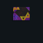 Impressão Em Tela Estrela Feliz de Chanucá de SlipperyJoe de David m<br><div class="desc">Estrela Feliz de Chanucá de SlipperyJoe da Celebração Artística de David menorah Dreidel Velas judaicas Hebraico Chanukah dava decorações religião judaísmo cultura religiosa práticas religiosas tradições simbólicas design de profundidade de contraste simetria</div>