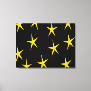 IMPRESSÃO EM TELA ESTRELAS AMARELAS
