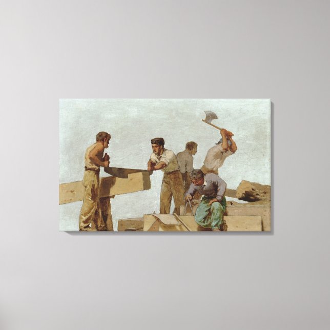 Impressão Em Tela Estrutura da madeira (Frente)