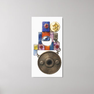 Impressão Em Tela Estudo 14: Cronógrafo. O Guardião do Tempo.