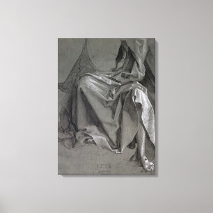 Impressão Em Tela Estudo das vestes do cristo, 1508