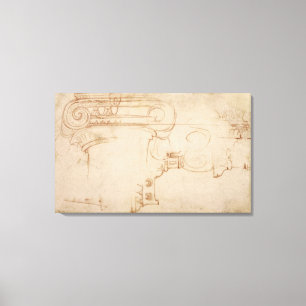 Impressão Em Tela Estudo de um capital iónico