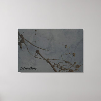 Impressão Em Tela Estudo em Preto — Arte Moderna em Tela Abstrata