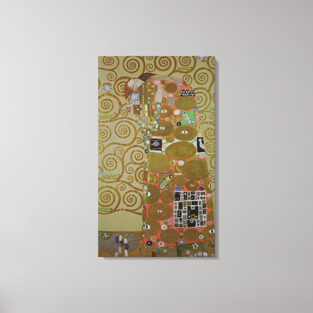 Impressão Em Tela Estudo para Fulfillment, c.1905-09 (c/c e ouro em  (Frente)