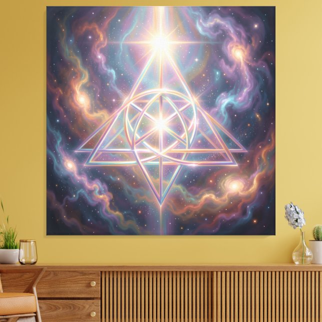 Impressão Em Tela Ethereal Vision – Beyond Reality27 (Insitu(Sala de estar))