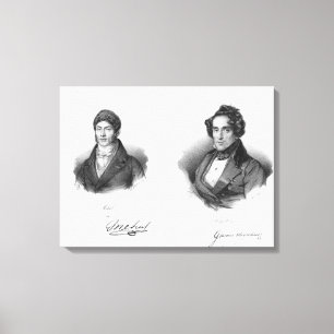 Impressão Em Tela Etienne Mehul e Giacomo Meyerbeer