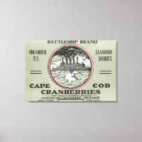 Etiqueta de Marca de amora de batalha de Cape Cod