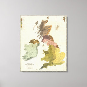 Impressão Em Tela Etnográfico, Británico da GT, Ireland