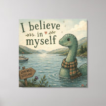 Eu acredito em mim mesmo Monstro do Lago Ness capr