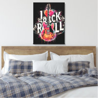 Eu Adoro Rock N Roll Pintura Elétrica De Violão
