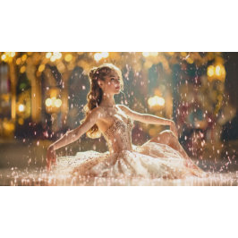 IMPRESSÃO EM TELA EU AMO BALÉ - BALÉ & DANÇA